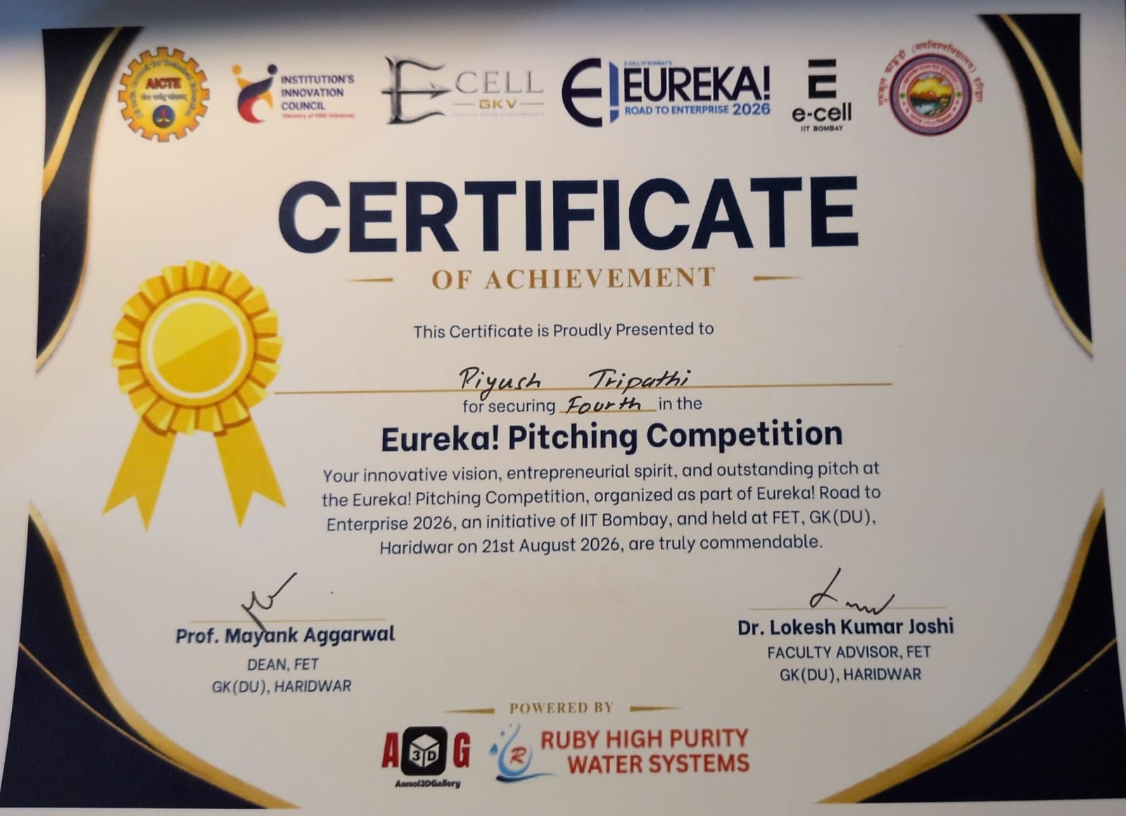 Eureka! Pitching Competition 2026